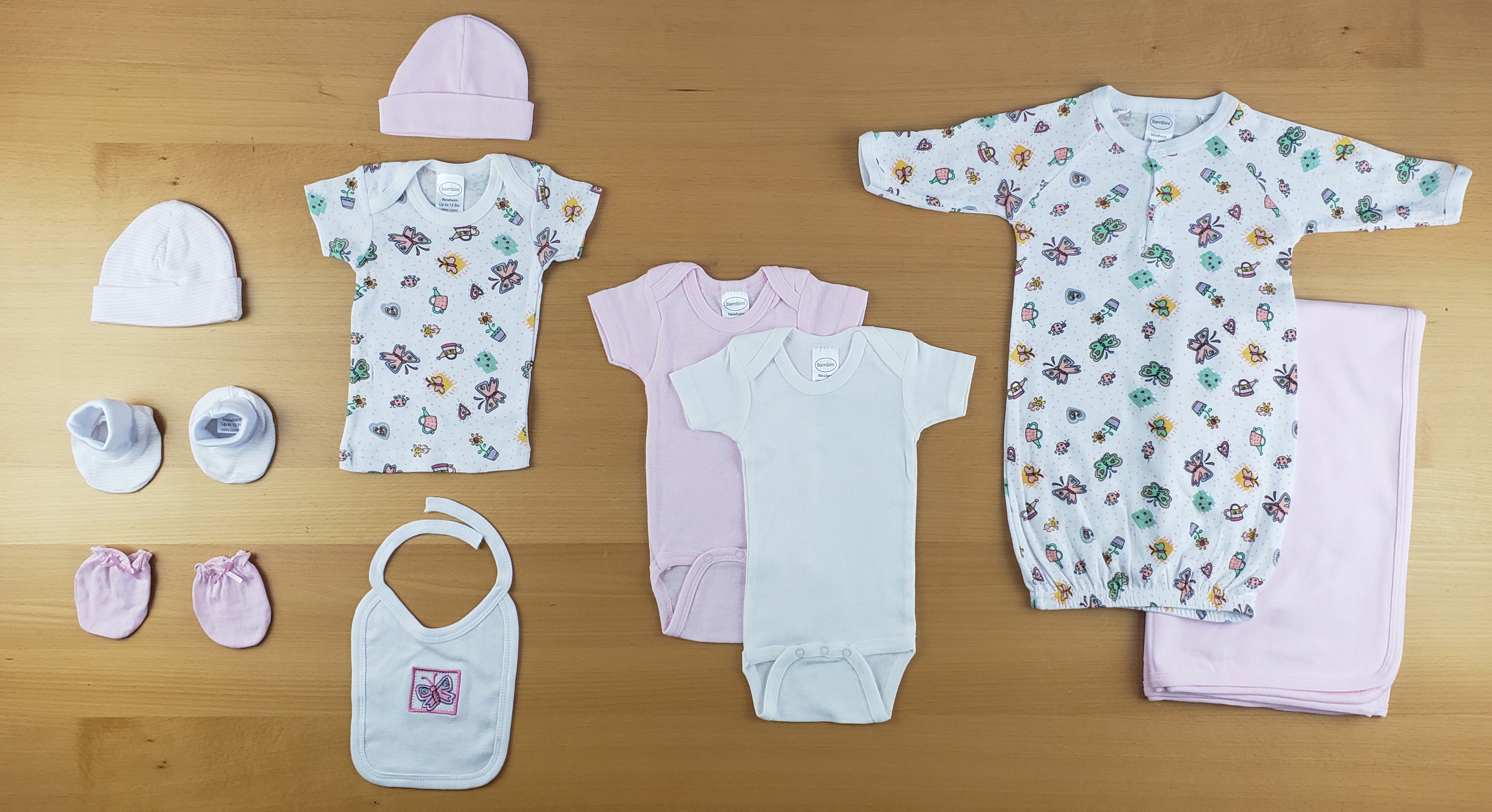 Bambini Girls 10-Piece Layette Set (Newborn)