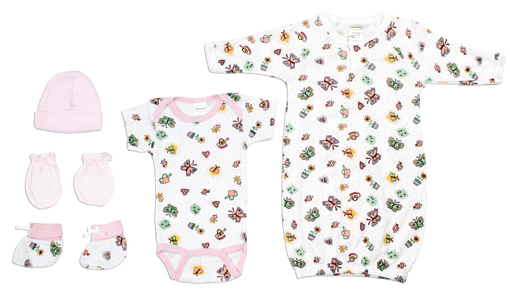 Baby Girls 6 Pc Layette (Newborn)