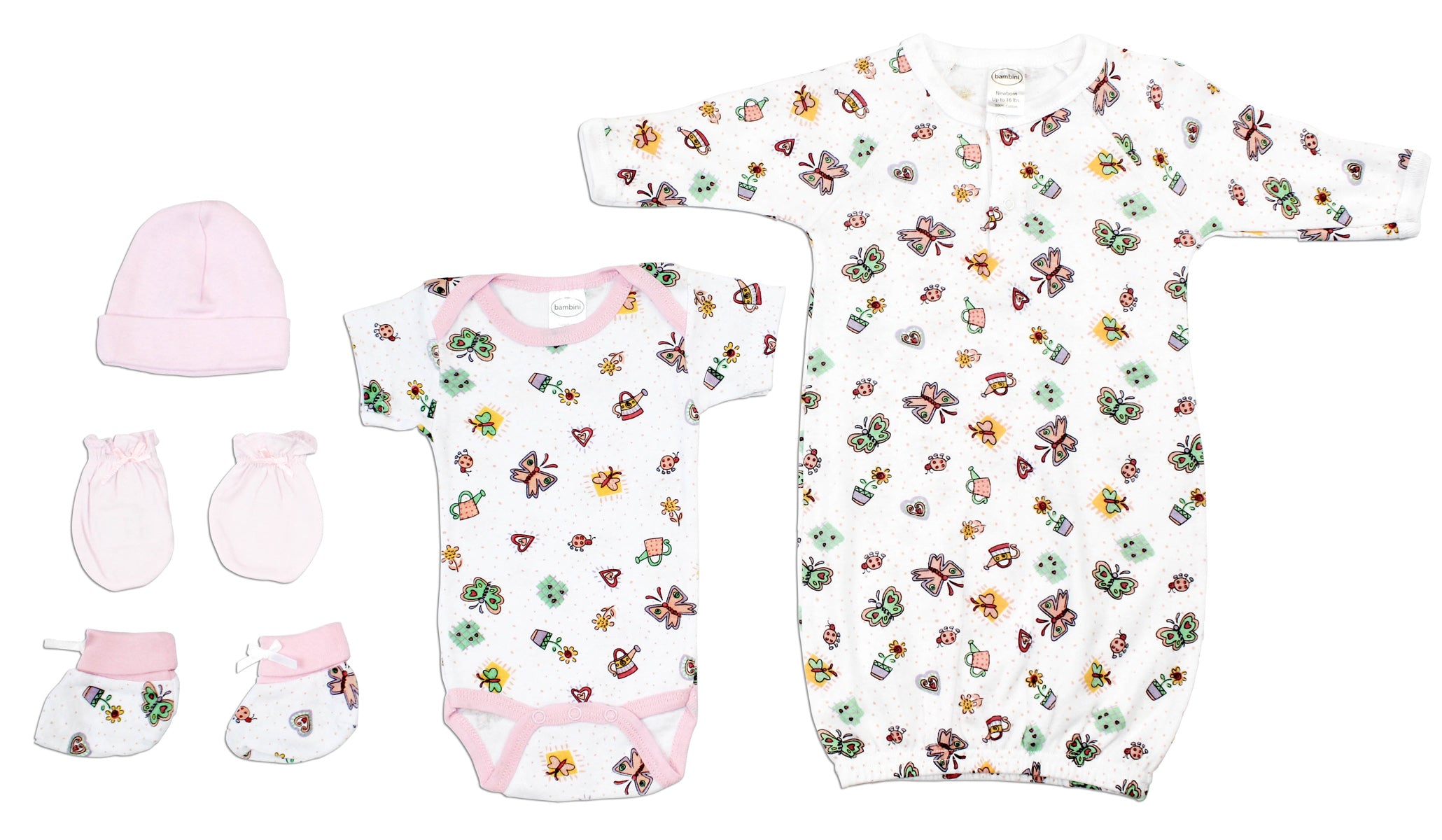 Baby Girls 6 Pc Layette (Newborn)