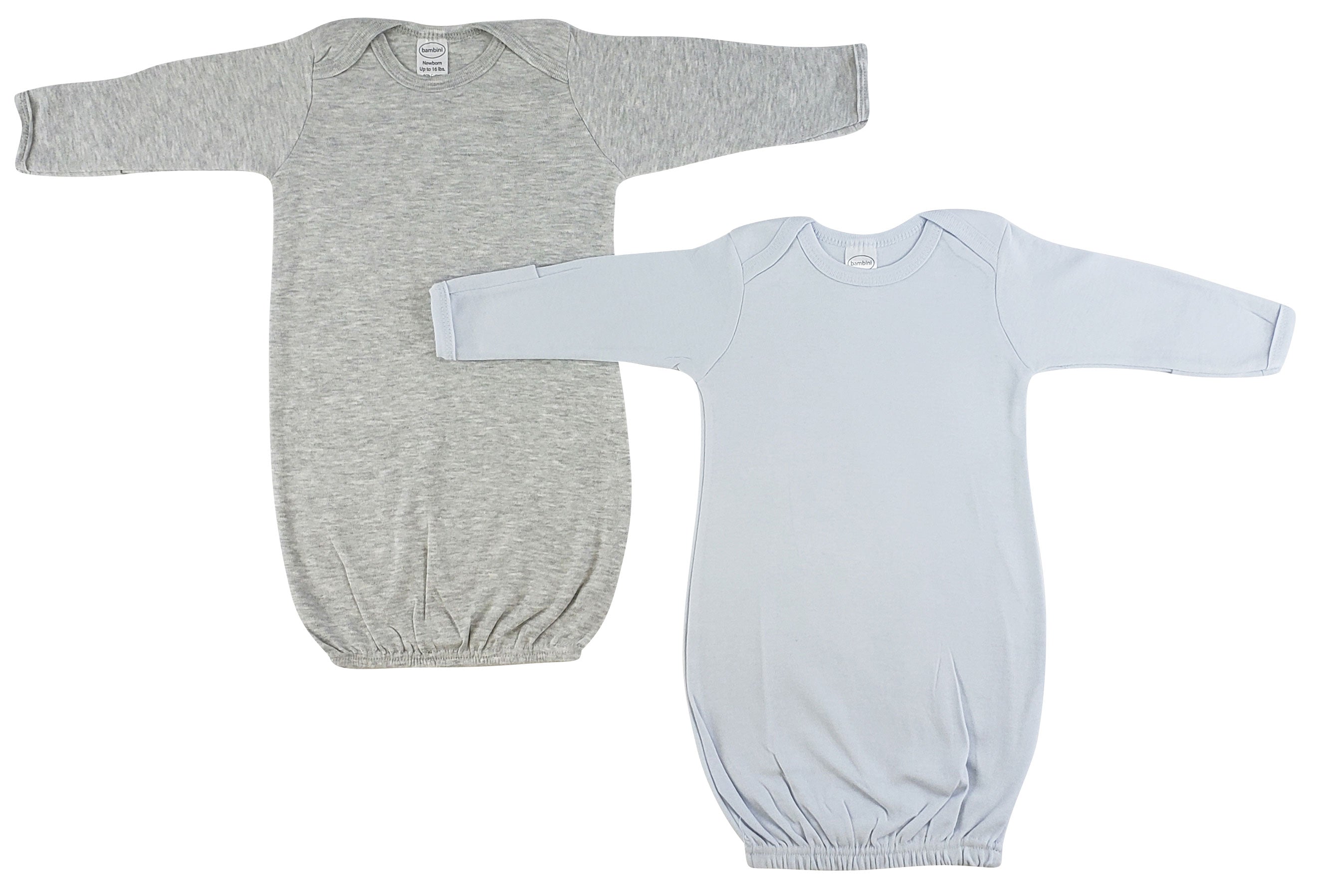 Bambini Boy Baby 2 Piece Gown Set (Newborn)